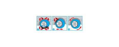 Calze da neve Autosock standard per 215/45 R 16 - Gr. 605