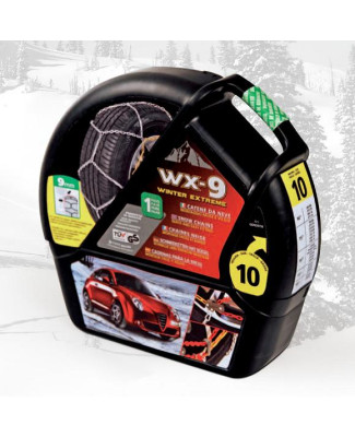 Catene da neve 9 mm WX-9 13 per 225/55 R18 2255518 OMOLOGATE ONORM V5117