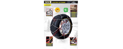 Catene da neve 9 mm WX-9 8 per 195/65 R15 1956515 OMOLOGATE ONORM V5117